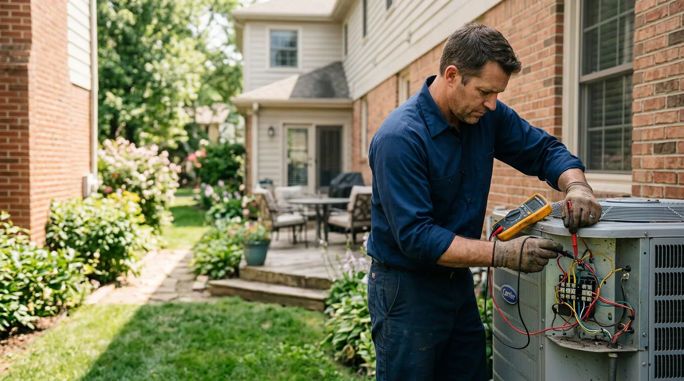 HVAC technician working near Hume, VA